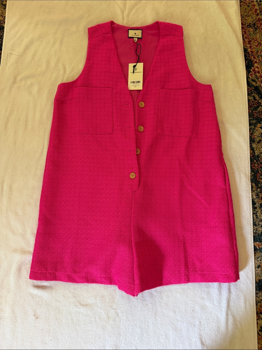 Tuckernuck Pink Sleeveless Romper